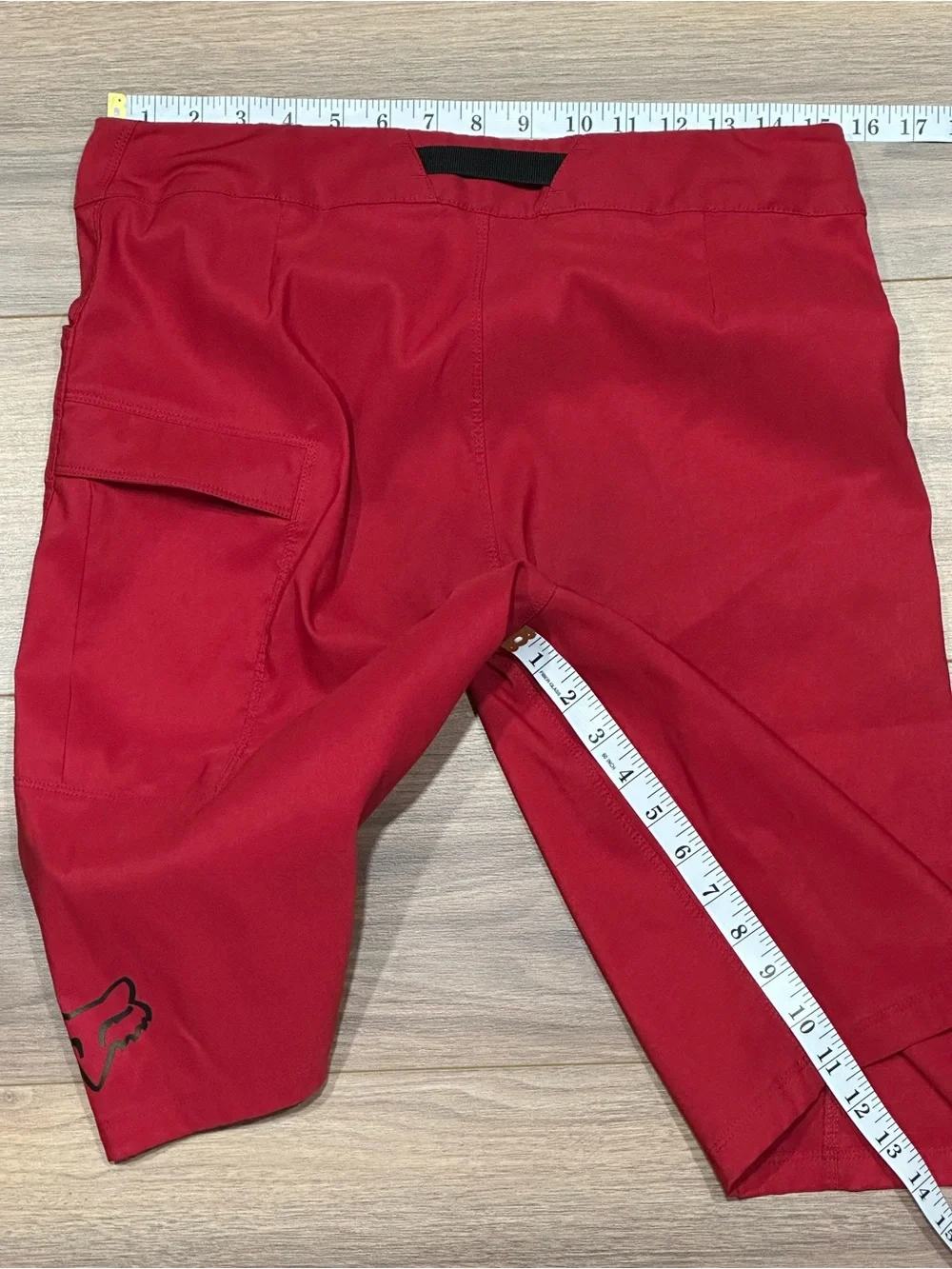 Fox Ranger Cargo Bike Shorts in Red Size 32
